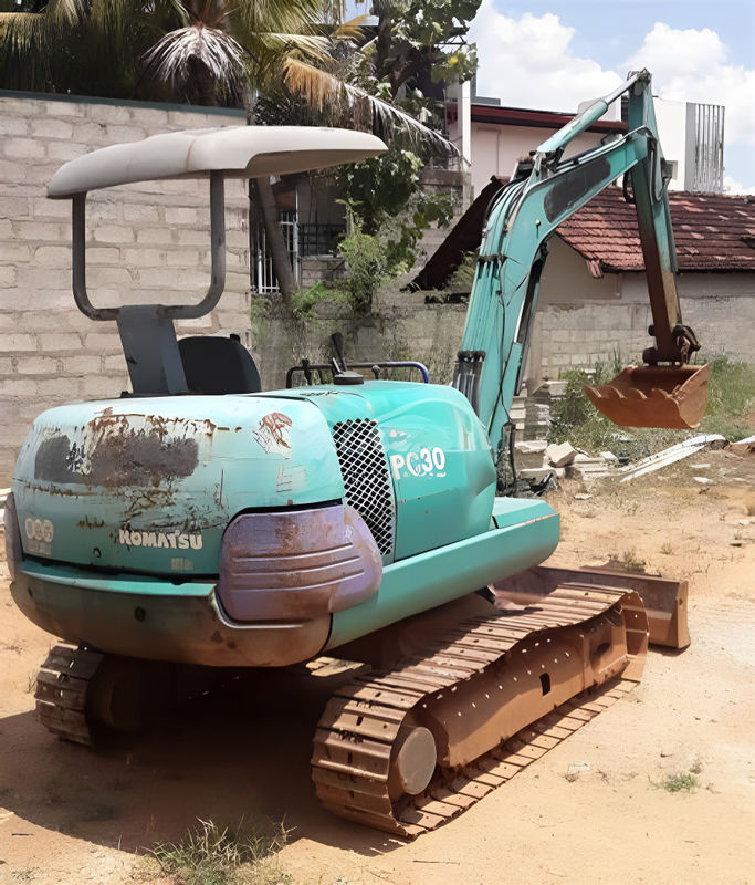 İyi bakımlı Kullanılmış Komatsu PC30-7 Mini Kazıcı İnşaat ve Bahçecilik için ISO Sertifikalı