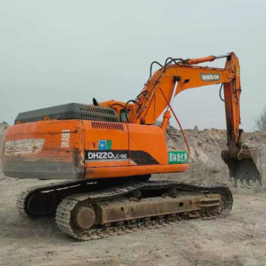 Kaliteli Kullanılmış Doosan DH220-9E 22 tonluk kazıcı Tam servis Tarihi Madencilik İnşaat Yer taşımacılığı