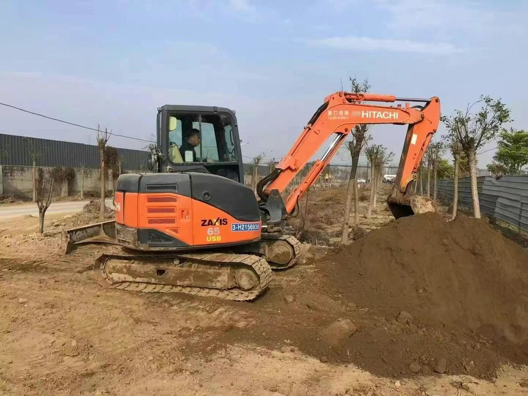 Kullanılmış Hitachi ZX60-3F Mini Kazıcı 6 Ton Az Saat Tam Servis İnşaat Mayecilik