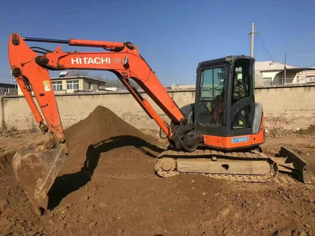Kullanılmış Hitachi ZX65U Mini Kazı makinesi 6,5 Ton İnşaat Müzelliği için Düşük Saatler