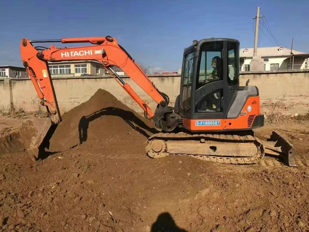 Kullanılmış Hitachi ZX65U Mini Kazı makinesi 6,5 Ton İnşaat Müzelliği için Düşük Saatler