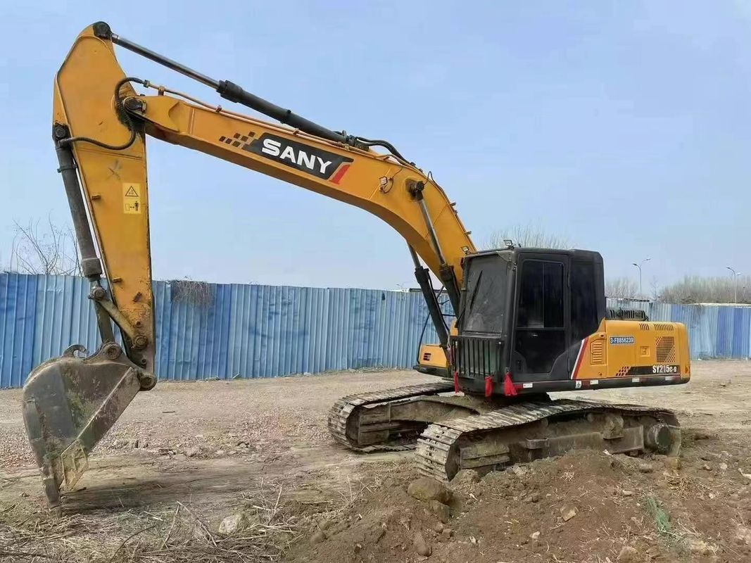 Kullanılmış SANY SY215C 21.5 Ton Madencilik İnşaatı ve Toprağı Taşımak Ekipmanı için Ekskavatör