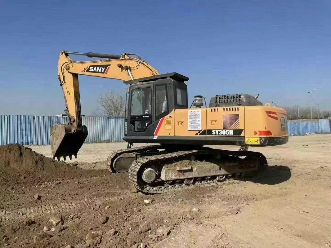 Kullanılmış SANY 305H Ekskavatör 30 5 Ton Kapasite Hizmet Tarihi Madencilik İnşaat Yer taşımacılığı
