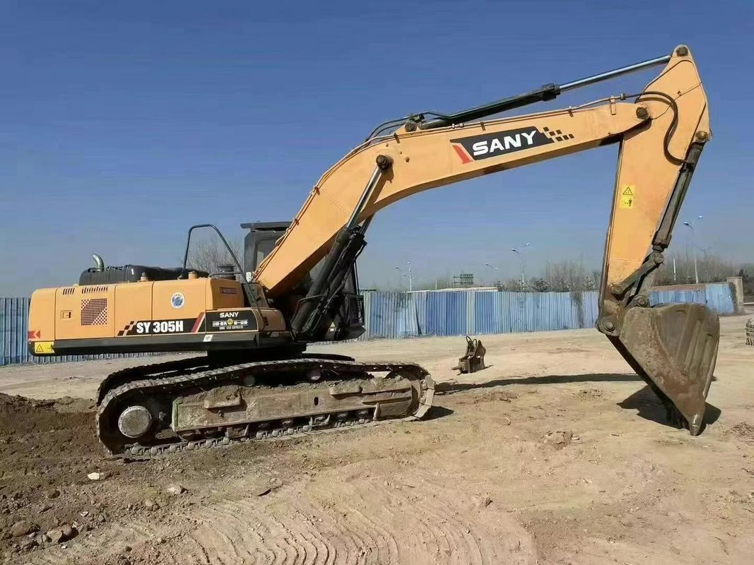 Kullanılmış SANY 305H Ekskavatör 30 5 Ton Kapasite Hizmet Tarihi Madencilik İnşaat Yer taşımacılığı