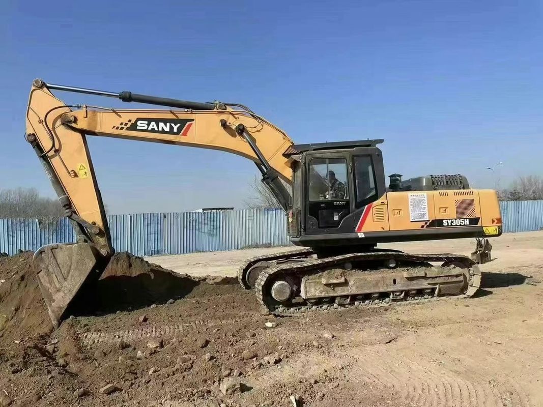 Kullanılmış SANY 305H Ekskavatör 30 5 Ton Kapasite Hizmet Tarihi Madencilik İnşaat Yer taşımacılığı