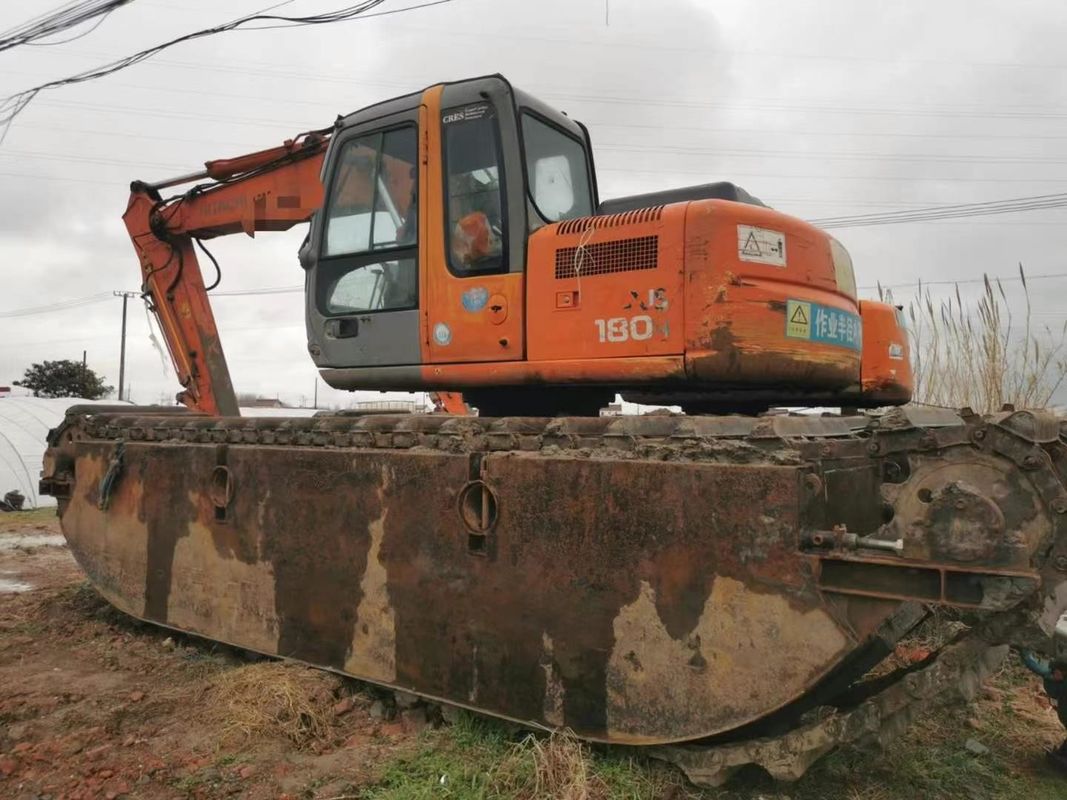 Kullanılmış 2014 Hitachi 120-6 Amfibi Kazıcı 12 Ton Bataklık CE ISO Sulak Toprak Madenciliği