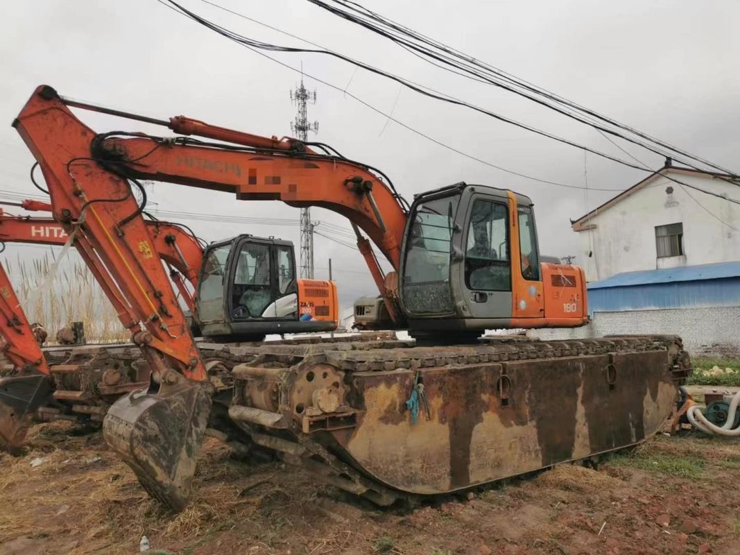 Kullanılmış 2014 Hitachi 120-6 Amfibi Kazıcı 12 Ton Bataklık CE ISO Sulak Toprak Madenciliği