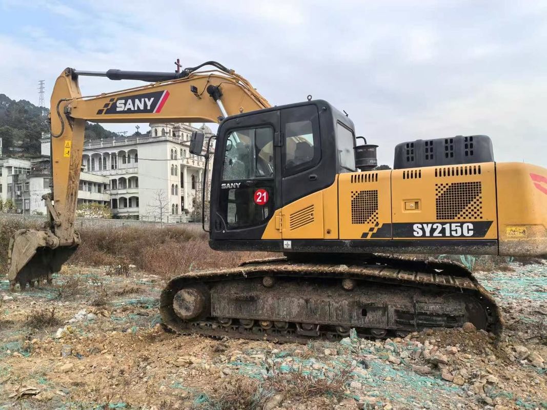 Kullanılmış 2019 SANY SY215-10 Ekskavatör 21 Ton Kapasite Tam Servis Tarihi İnşaat Madencilik