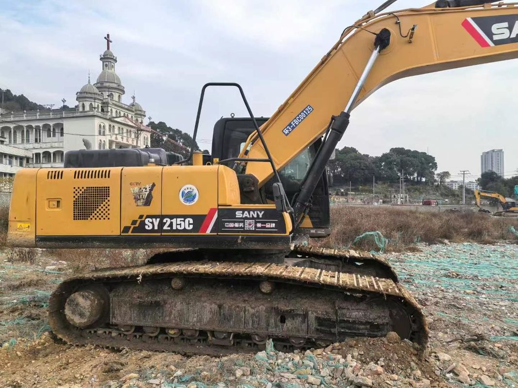 Kullanılmış 2019 SANY SY215-10 Ekskavatör 21 Ton Kapasite Tam Servis Tarihi İnşaat Madencilik