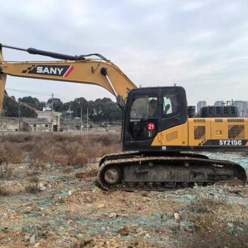 Kullanılmış 2019 SANY SY215-10 Ekskavatör 21 Ton Kapasite Tam Servis Tarihi İnşaat Madencilik