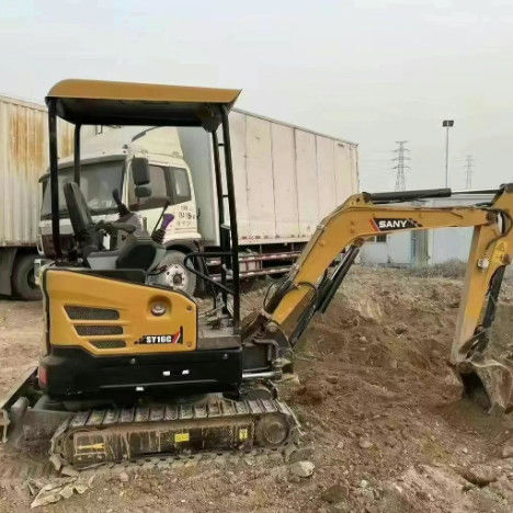 2021 SANY SY16C Kompakt Mini Kazıcı 1.6 Ton 3000 Saat CE ISO Peyzaj Kullanımı