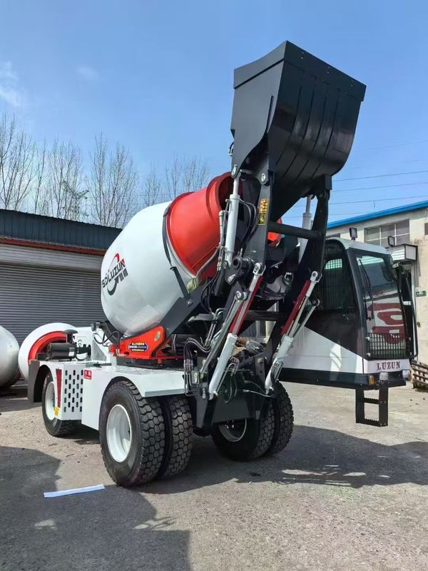 Luzun 8m3 Hazır Karıştırma Beton Karıştırıcı Kamyon Dizel Motor CE ISO Sertifikalı Yüksek Performans