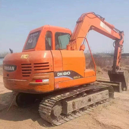 Kullanılmış Doosan DH80 Mini Ekskavatörü 8 Ton Kapasite CE ISO Çiftlik Kullanımı için