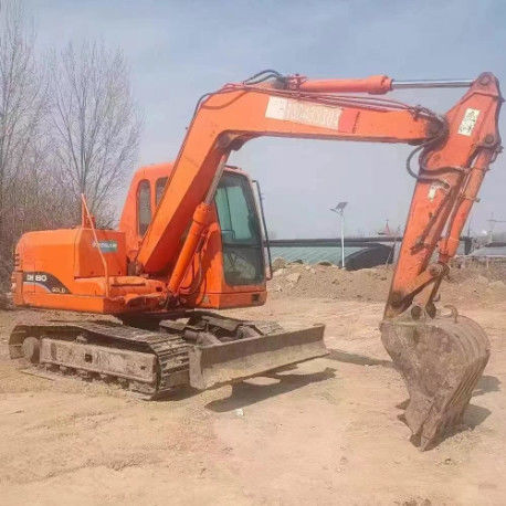 Kullanılmış Doosan DH80 Mini Ekskavatörü 8 Ton Kapasite CE ISO Çiftlik Kullanımı için