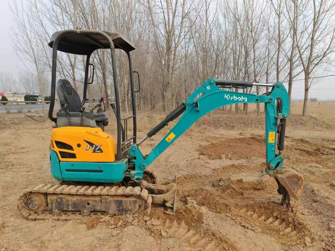 Kullanılmış Kubota U17 Mini Ekskavatörü 1.7 Ton İyi bakımlı CE ISO