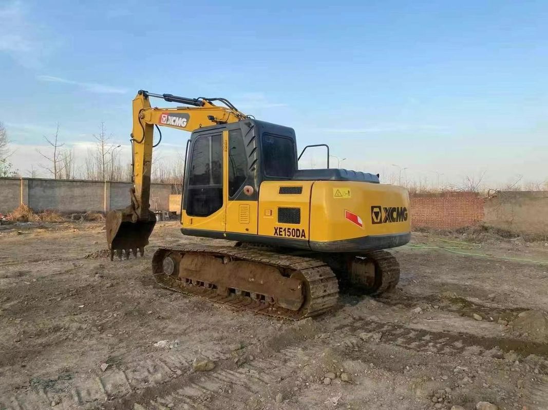 Kullanılmış XCMG XE150DA Excavator İnşaat için 15 Ton Ağır Güçlü Makine Madencilik Yer taşımacılığı