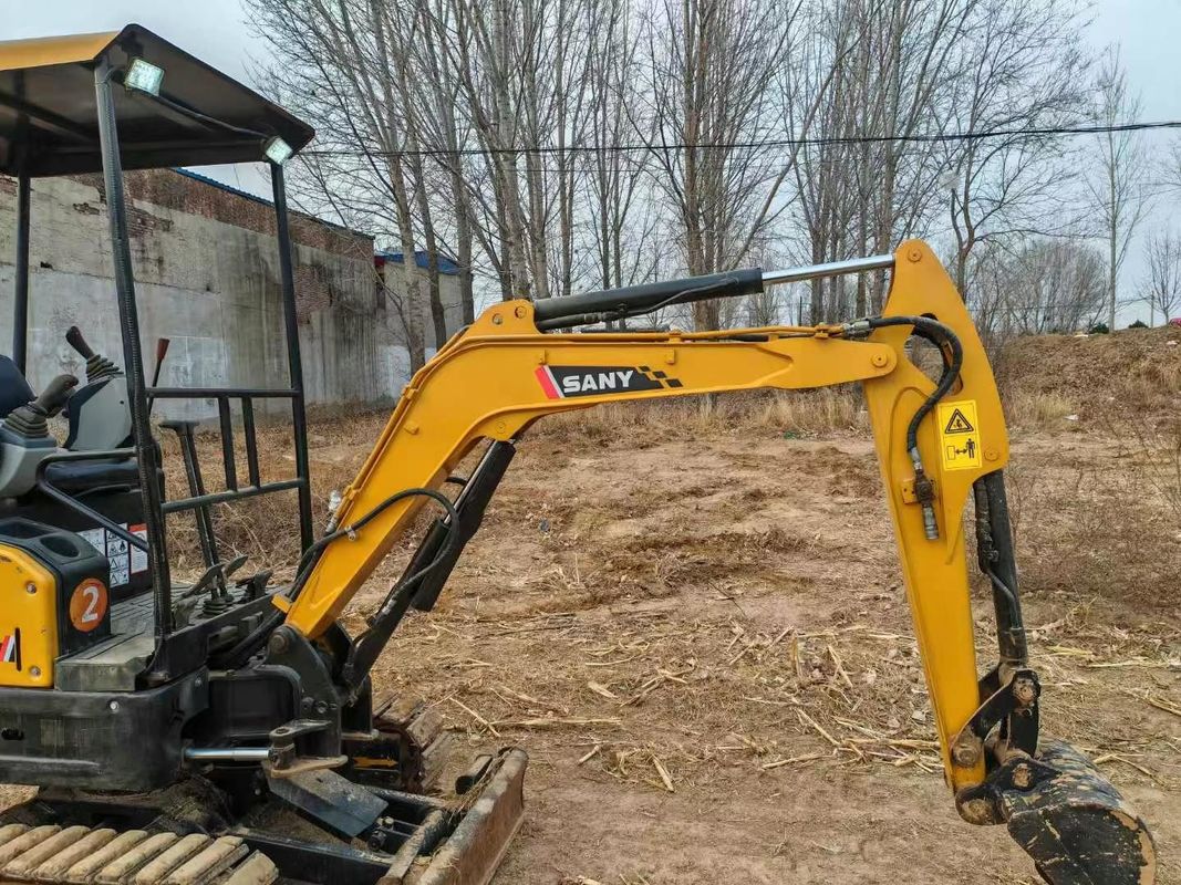 Kullanılmış SANY SY16C 1.6T Mini Kazı makinesi tam servis, bahçe ve kamu hizmetleri için idealdir.