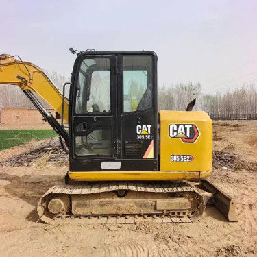 Kullanılmış CAT 305.5E2 Mini Kazıcı 27.2kN Kol Kazı Gücü Kompakt Güçlü Hidrolik Birim