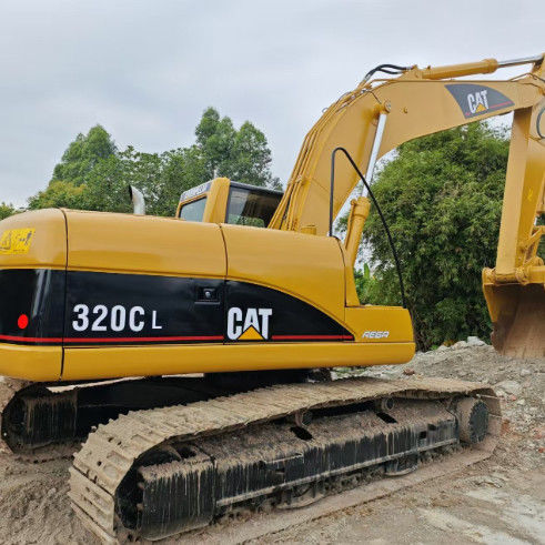 Kullanılmış CAT 320C L kazıcı 5-5km/h Seyahat Hızı 6-4L Motor yer değiştirme Performansı