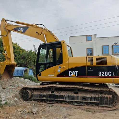 Kullanılmış CAT 320C L kazıcı 5-5km/h Seyahat Hızı 6-4L Motor yer değiştirme Performansı