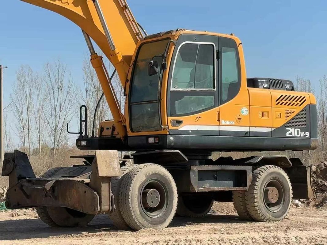 Kullanılmış 2014 Hyundai 210-9 tekerlek ekskavatörü | Güvenilir Durum | Uygun fiyat