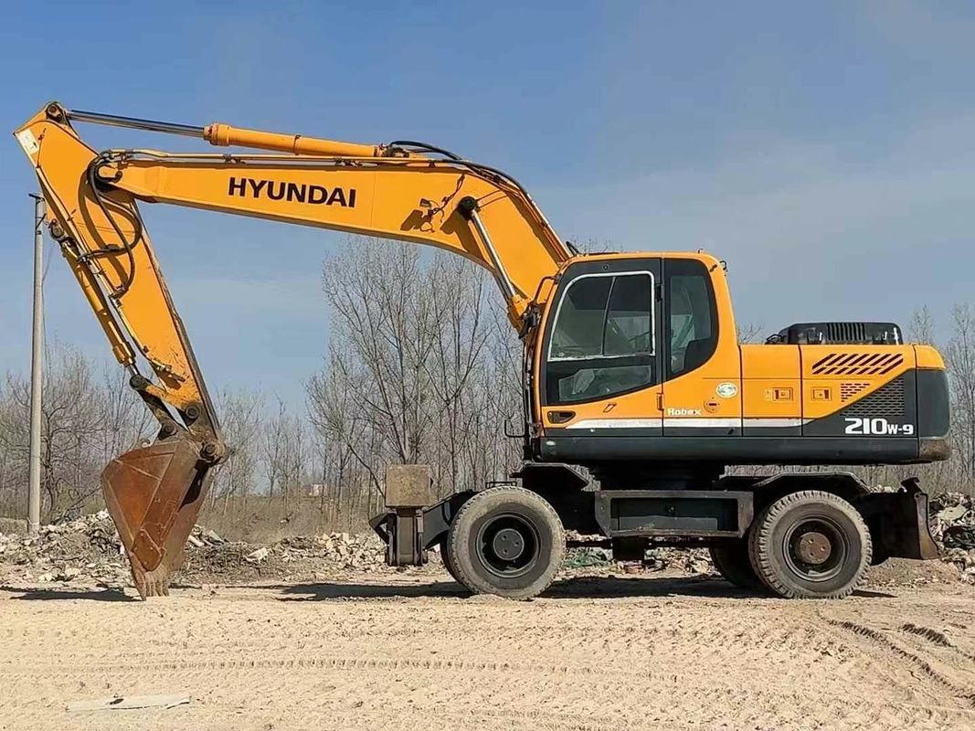 Kullanılmış 2014 Hyundai 210-9 tekerlek ekskavatörü | Güvenilir Durum | Uygun fiyat