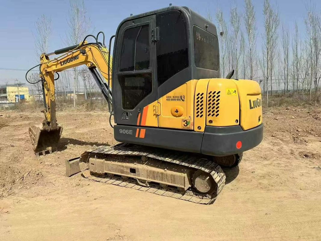 Kullanılmış Liugong 906E kazıcı ağır inşaat işleri için yüksek kaliteli makine