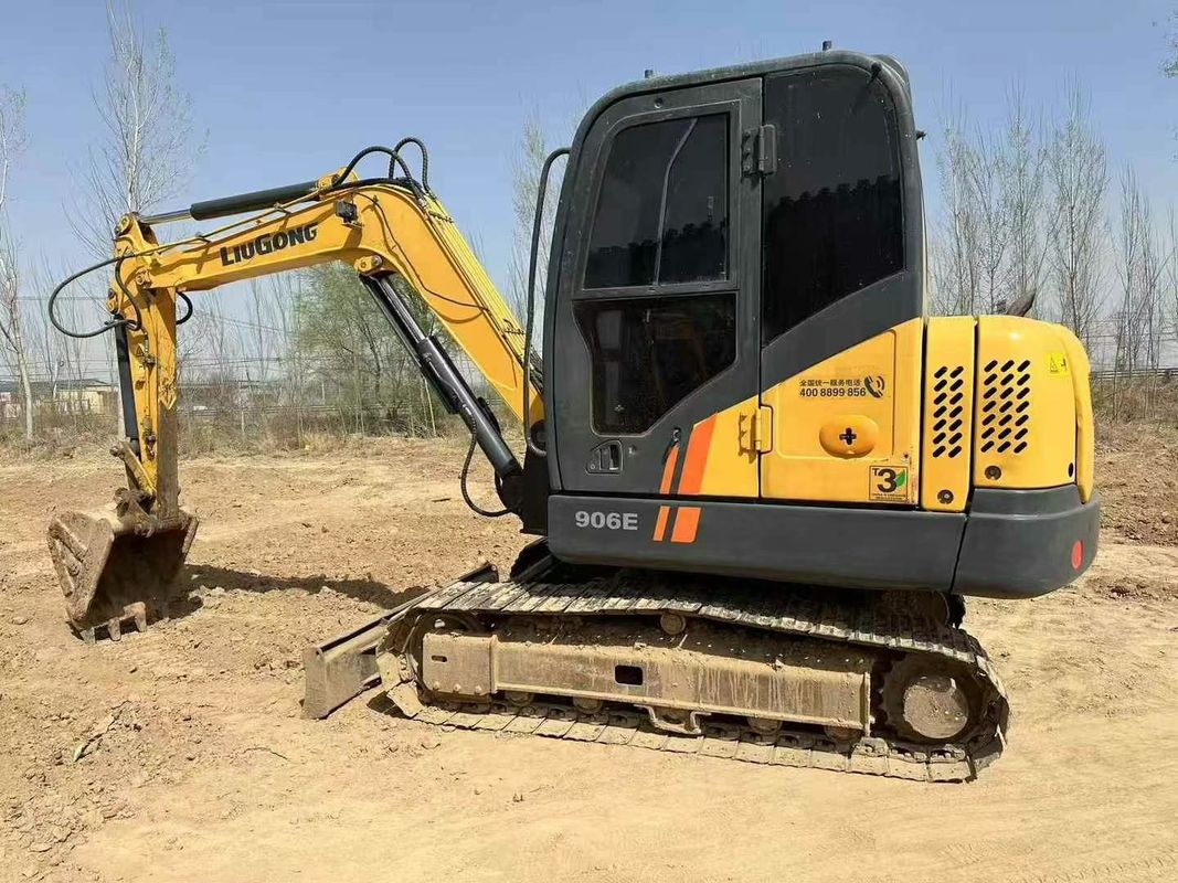 Kullanılmış Liugong 906E kazıcı ağır inşaat işleri için yüksek kaliteli makine