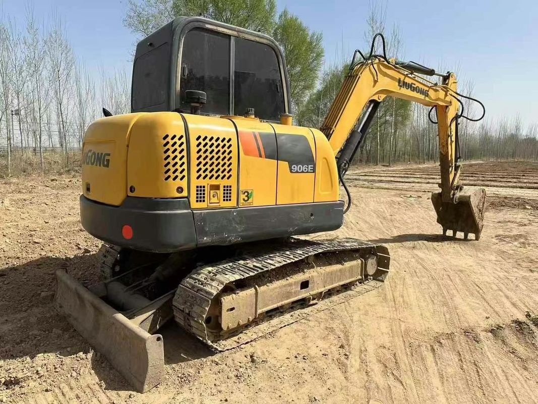 Kullanılmış Liugong 906E kazıcı ağır inşaat işleri için yüksek kaliteli makine