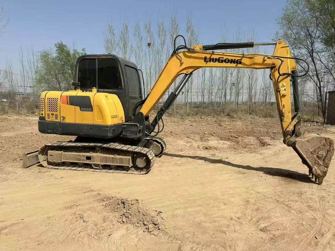 Kullanılmış Liugong 906E kazıcı ağır inşaat işleri için yüksek kaliteli makine