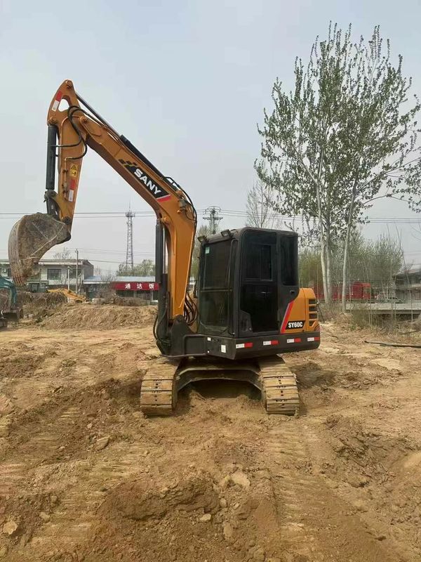 Kullanılmış Sany 60c ekskavatör iyi durumda düşük saat rekabetçi fiyat hızlı nakliye