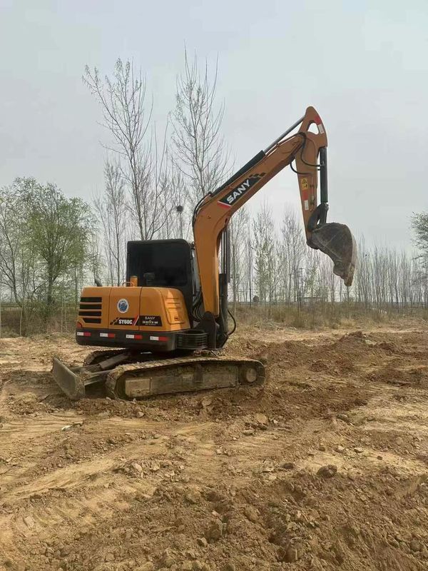 Kullanılmış Sany 60c ekskavatör iyi durumda düşük saat rekabetçi fiyat hızlı nakliye