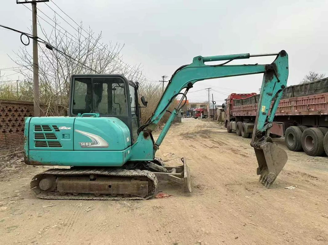 Kullanılmış Kobelco SK60-8 kazıcı iyi durumda ikinci el kazma makinesi satılıyor