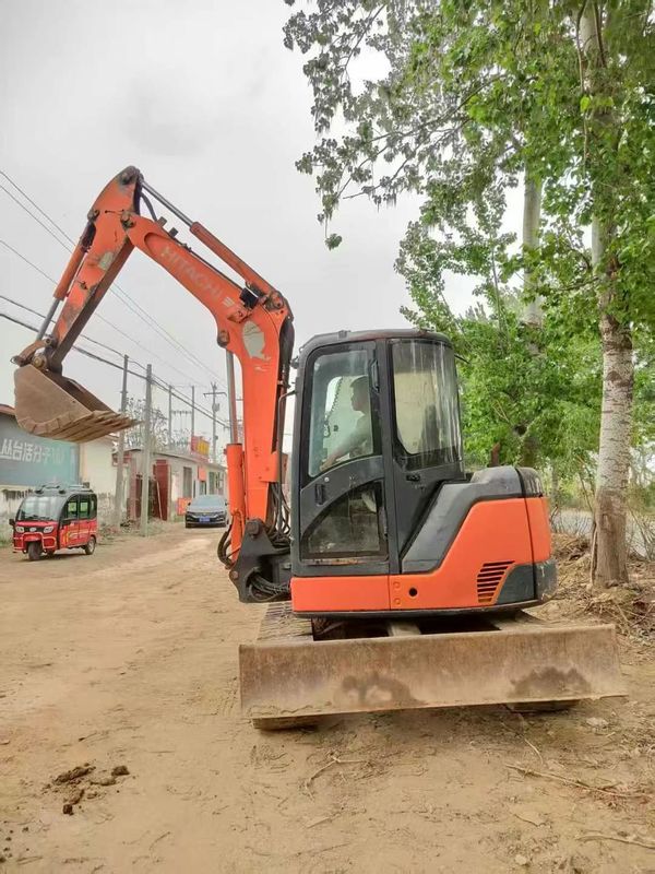 Kullanılmış Hitachi ZX75-US Kazıcı 7.5 Ton Mini Kazıcı İnşaat Makinesi Hazır İş