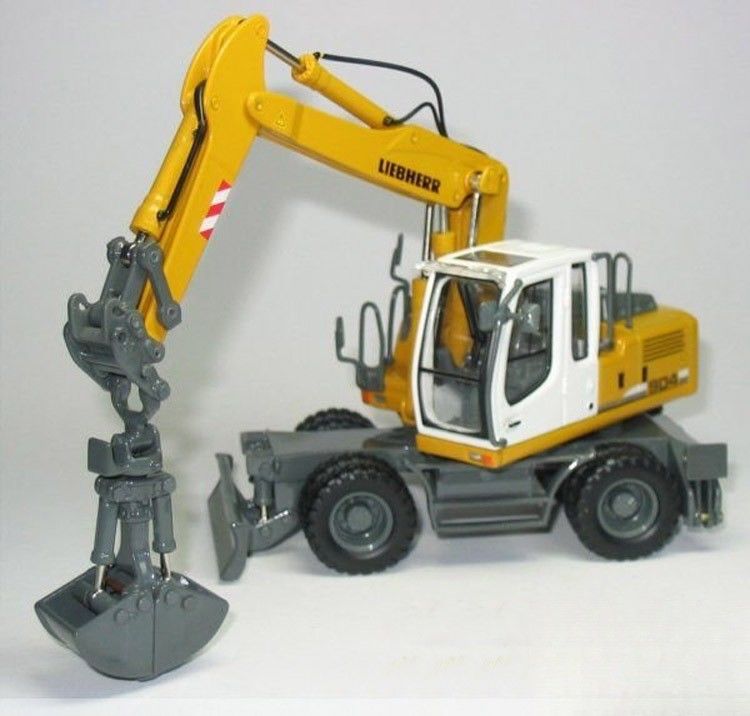 1/50 Liebherr A904C Tekerlekli Ekskavator Modeli Ölçme dökme metal koleksiyonlu 58004