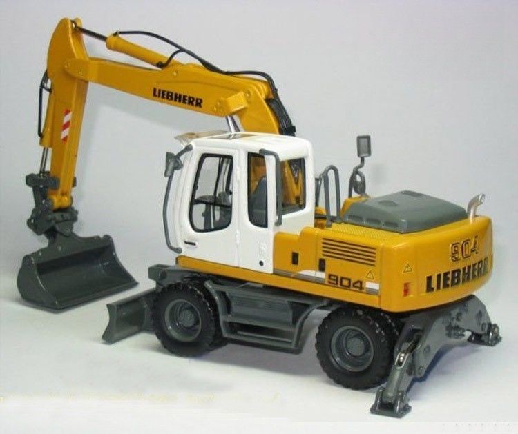 1/50 Liebherr A904C Tekerlekli Ekskavator Modeli Ölçme dökme metal koleksiyonlu 58004