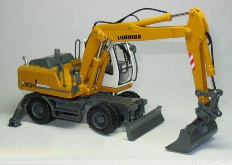 1/50 Liebherr A904C Tekerlekli Ekskavator Modeli Ölçme dökme metal koleksiyonlu 58004