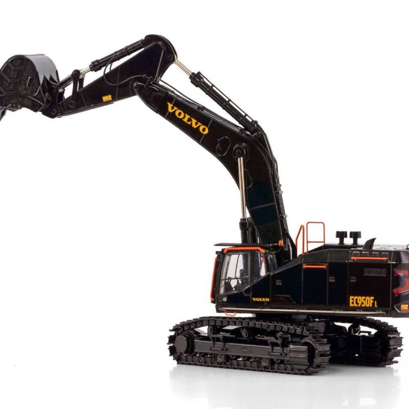 Volvo EC950F WSI 1/50 Alaşım Kazıcısı Ölçme Alkol Modelli Siyah Elmas Sınırlı Sürümü Koleksiyoncu