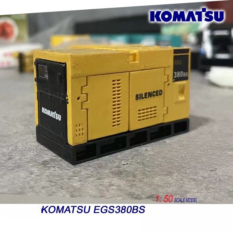 Komatsu EGS380BS 1/50 Alaşım Jeneratör Motoru Modülü Ölçme Alışımlı İnşaat Makineleri Koleksiyon