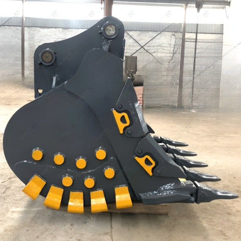 Özel 30 tonluk kazık makinesi Backhoe Skeleton Riddle Rib Bucket Heavy Duty Sorting