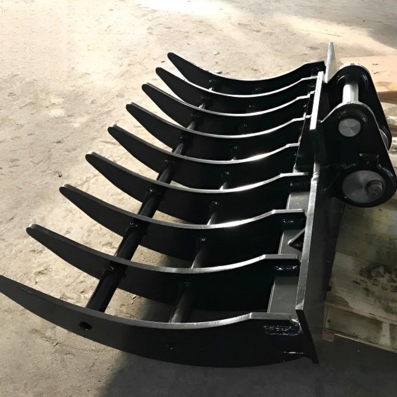 Yüksek Kaliteli Özel PC100-6 10 Ton Ekskavatör Tırmık Kovası OEM Eklenti İnşaat