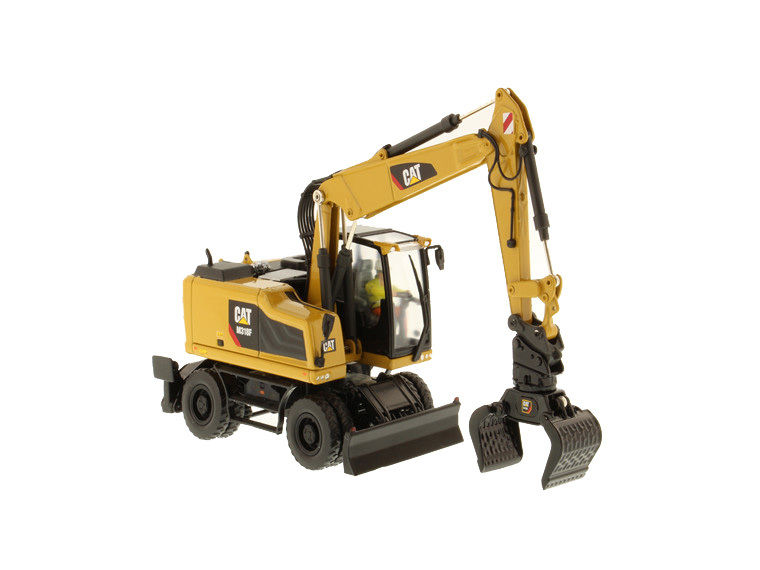 Diecast Masters DM M318F Tekerlekli Ekskavatör Modeli 1:50 Ölçekli İnşaat Aracı 85508