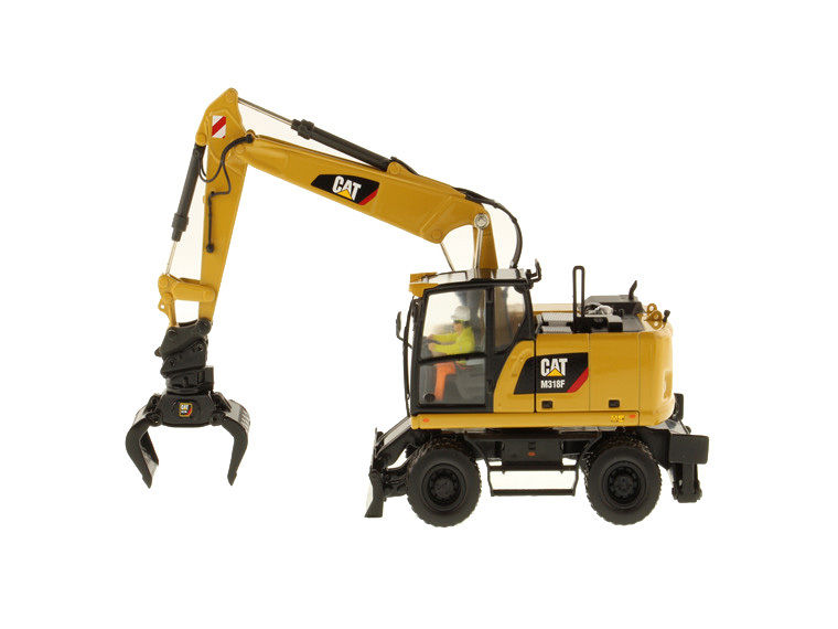 Diecast Masters DM M318F Tekerlekli Ekskavatör Modeli 1:50 Ölçekli İnşaat Aracı 85508
