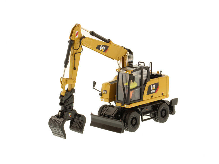 Diecast Masters DM M318F Tekerlekli Ekskavatör Modeli 1:50 Ölçekli İnşaat Aracı 85508
