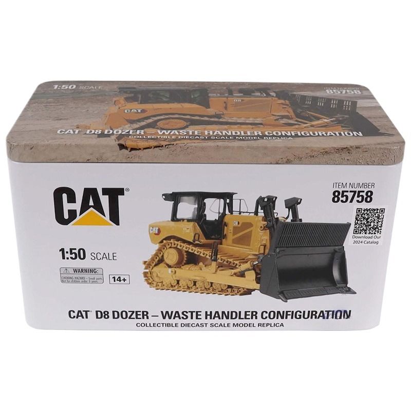 Diecast Masters 1:50 Ölçekli Ağır Hizmet Tipi Dozer Paletli Buldozer Hurda İşlemci Modeli 85758