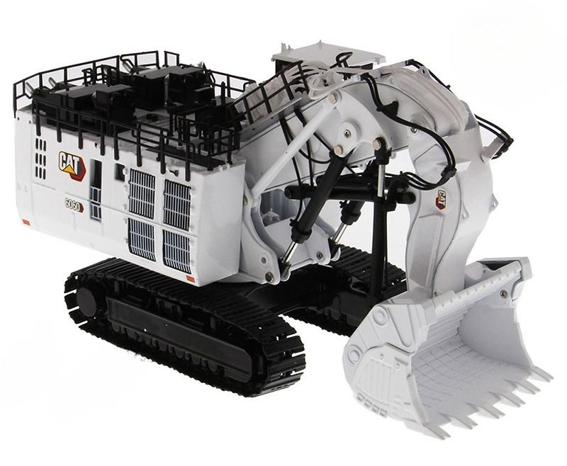 DM85653 Sınırlı Beyaz Madencilik Ekskavatörü Döküm Mühendislik Aracı CCM Model 1/87 Ölçek