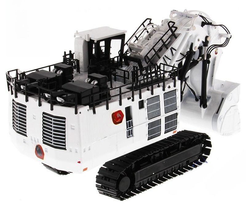 DM85653 Sınırlı Beyaz Madencilik Ekskavatörü Döküm Mühendislik Aracı CCM Model 1/87 Ölçek
