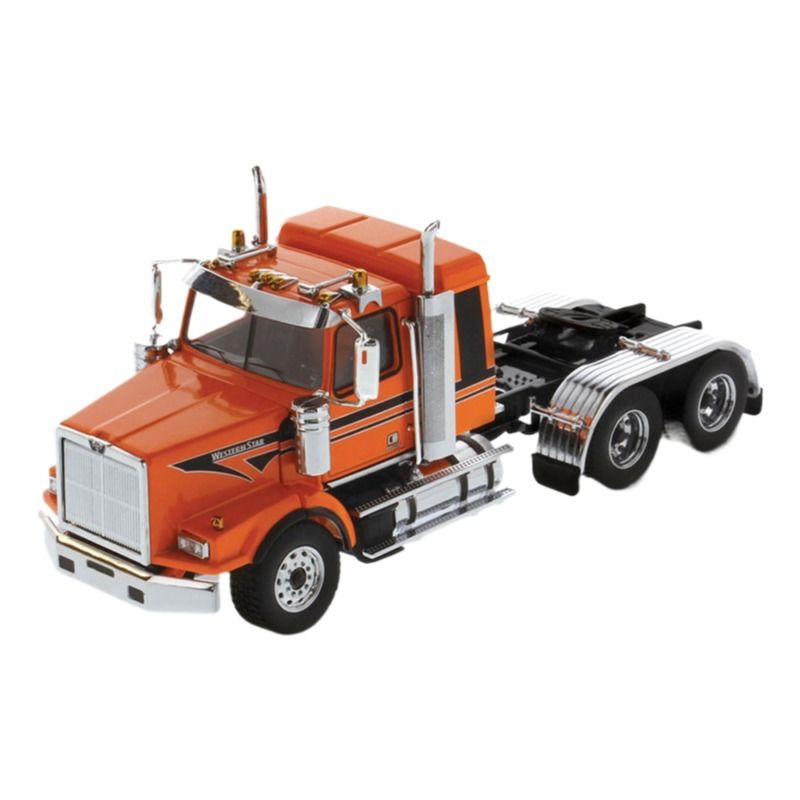 DM Western Star 4900 SB Uluslararası 2-Axle Amerikan Flatbed Truck 1/50 Model 71063