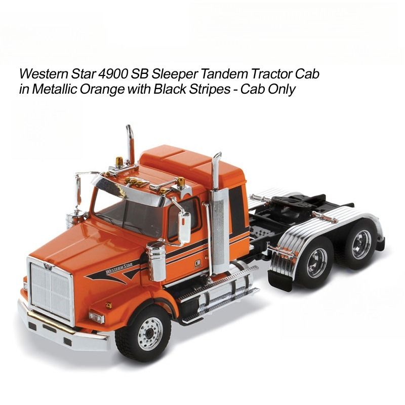 DM Western Star 4900 SB Uluslararası 2-Axle Amerikan Flatbed Truck 1/50 Model 71063