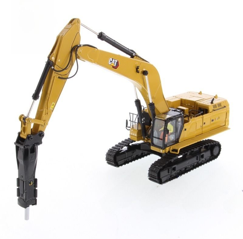 DM 1/50 Ölçekli Ağır Hizmet Ekskavatör Yıkım Çekici Kancalı İnşaat Modeli 85709